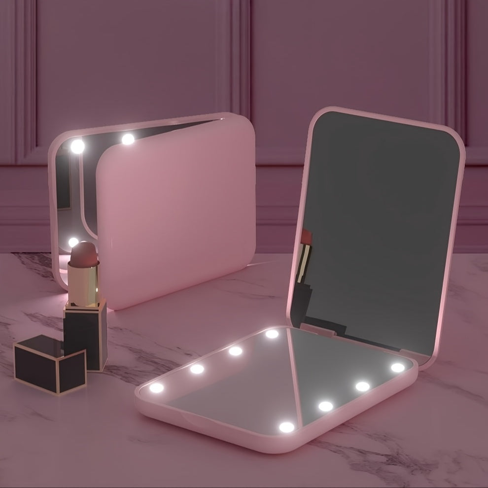 Draagbare LED Make-up Spiegel – Compact, Veilig & Altijd Stijlvol