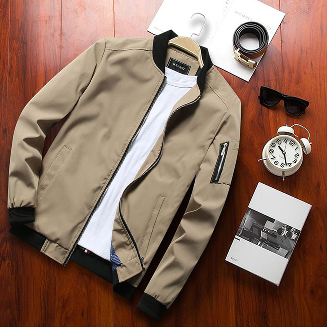 BreezeLine Jacket – Licht & Stijlvol Heren Zomerjack