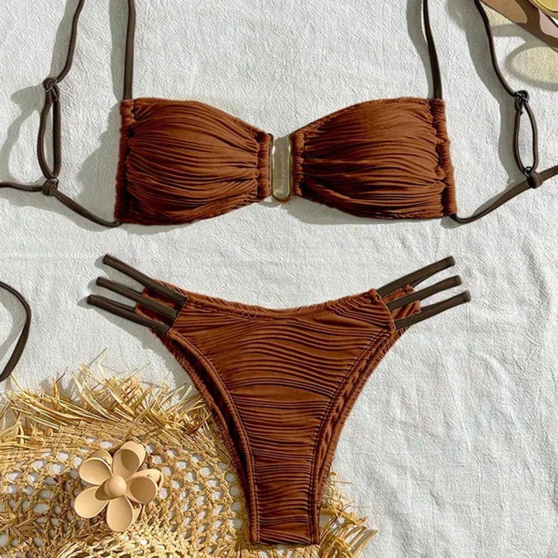 Ibiza High Waist Bikini - Modern & Trendy - By La Bella Vie