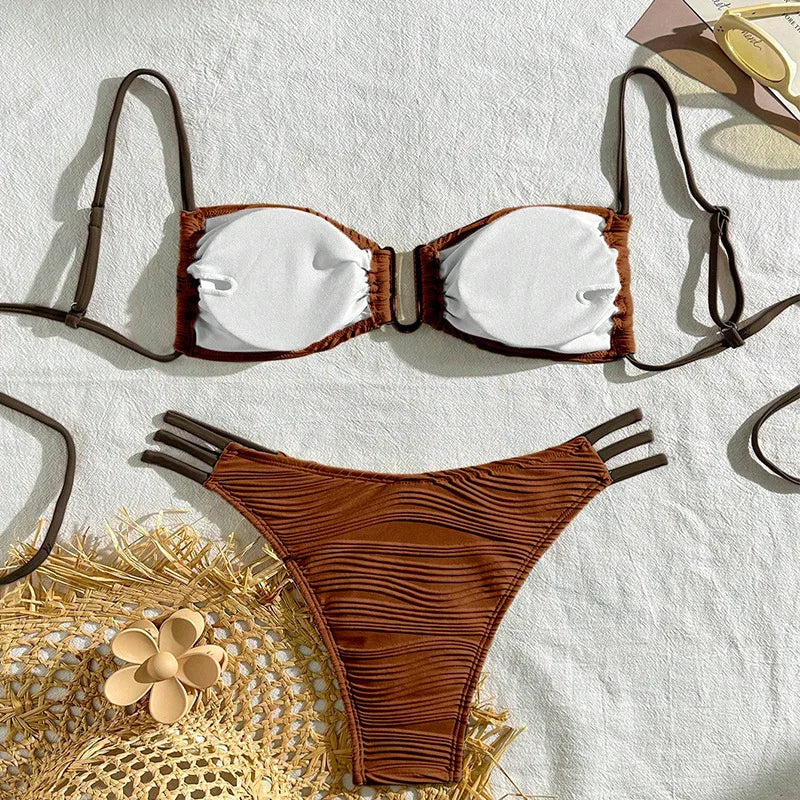 Ibiza High Waist Bikini - Modern & Trendy - By La Bella Vie