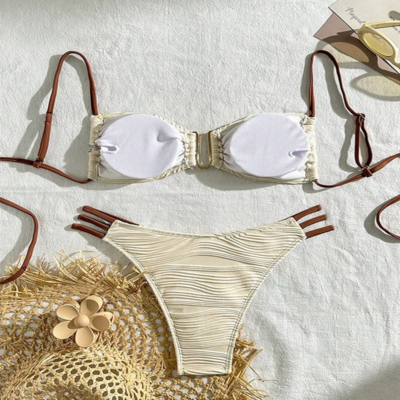 Ibiza High Waist Bikini - Modern & Trendy - By La Bella Vie