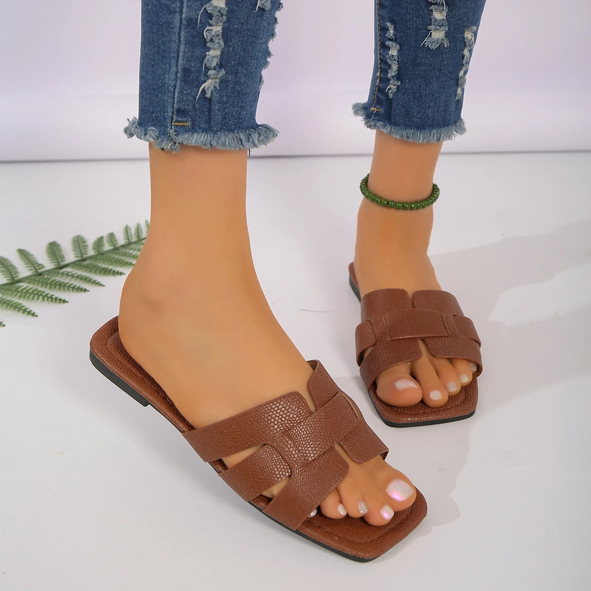 Casual outdoor zomerslippers - By La Bella Vie