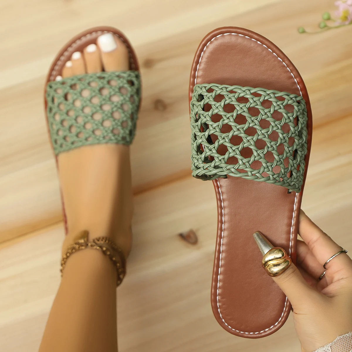 Casual outdoor zomerslippers - By La Bella Vie