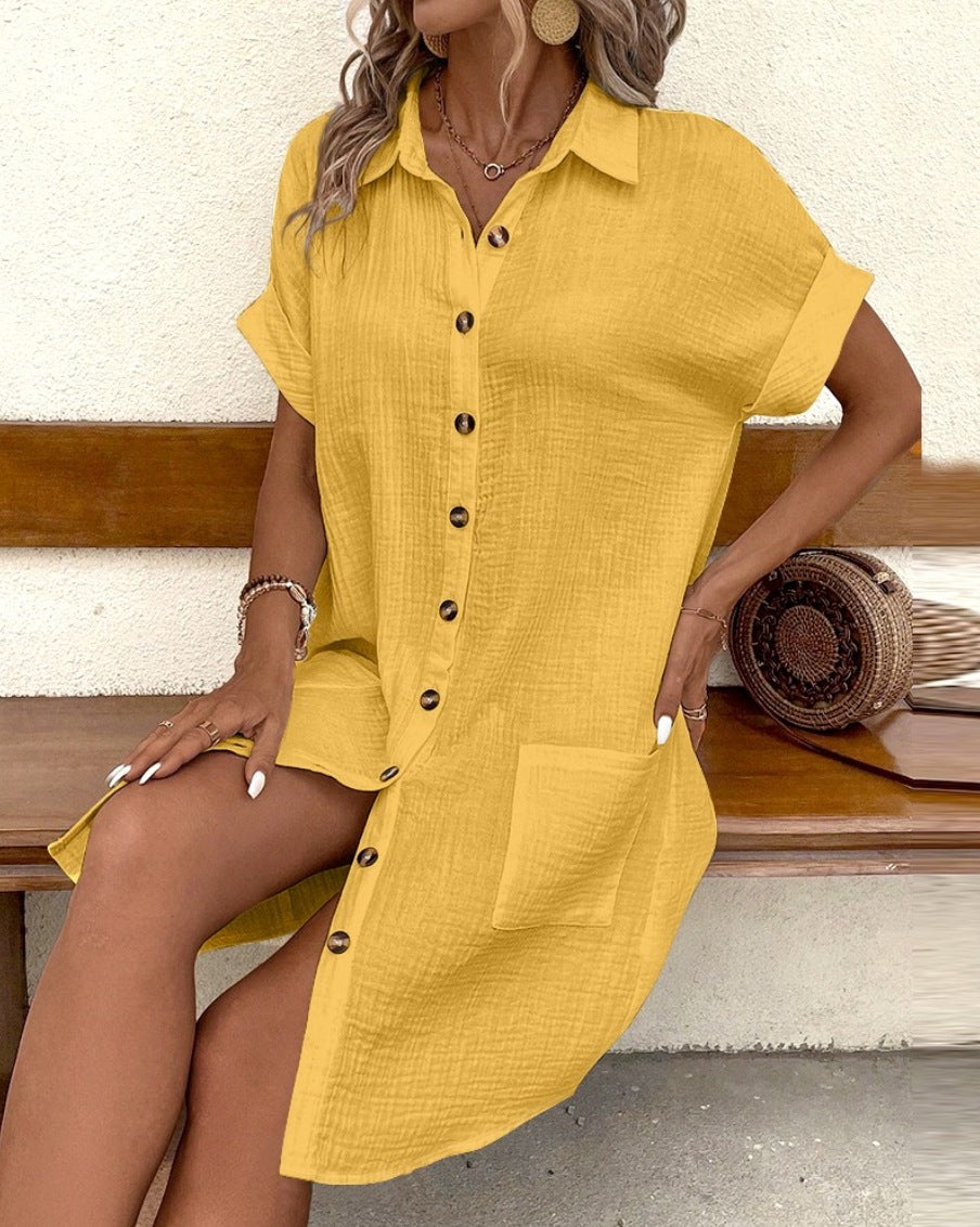 Lina β Casual Zomerjurk van Katoen