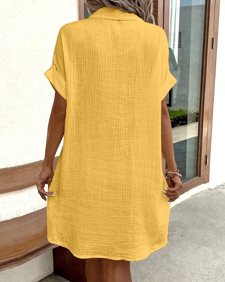Lina β Casual Zomerjurk van Katoen