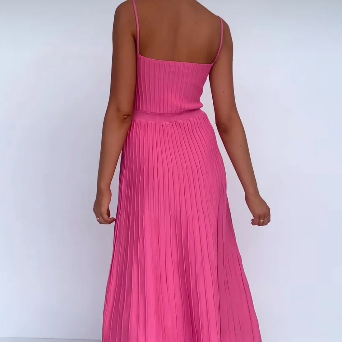 Elise – Strapless Geplooide A lijn Jurk Dames