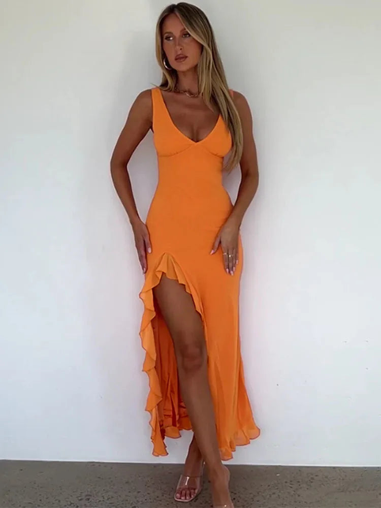 Camila – Elegante Maxi Jurk