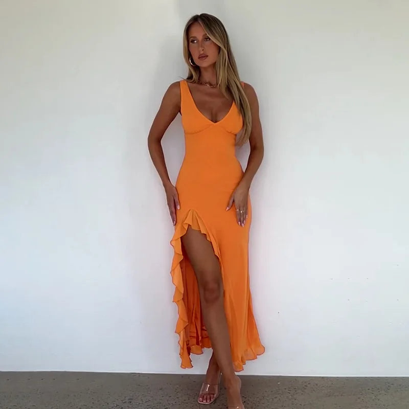 Camila – Elegante Maxi Jurk