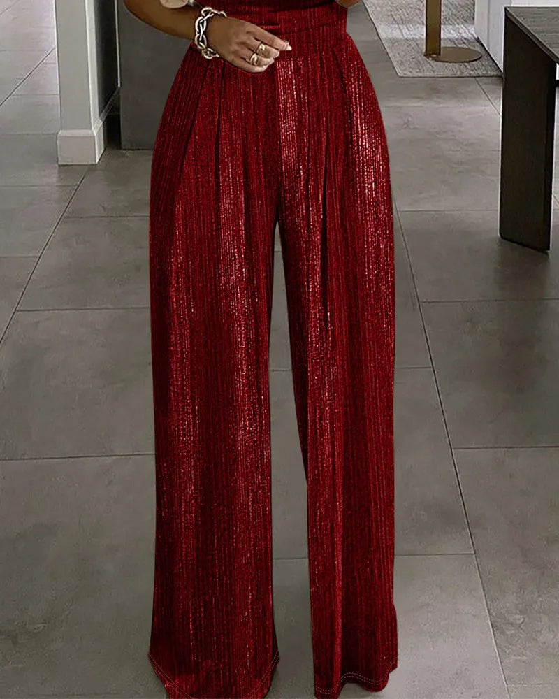 Elegante Wide Leg Jumpsuit - By La Bella Vie