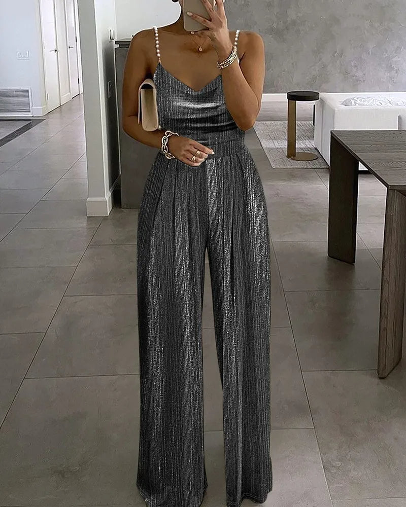 Elegante Wide Leg Jumpsuit - By La Bella Vie