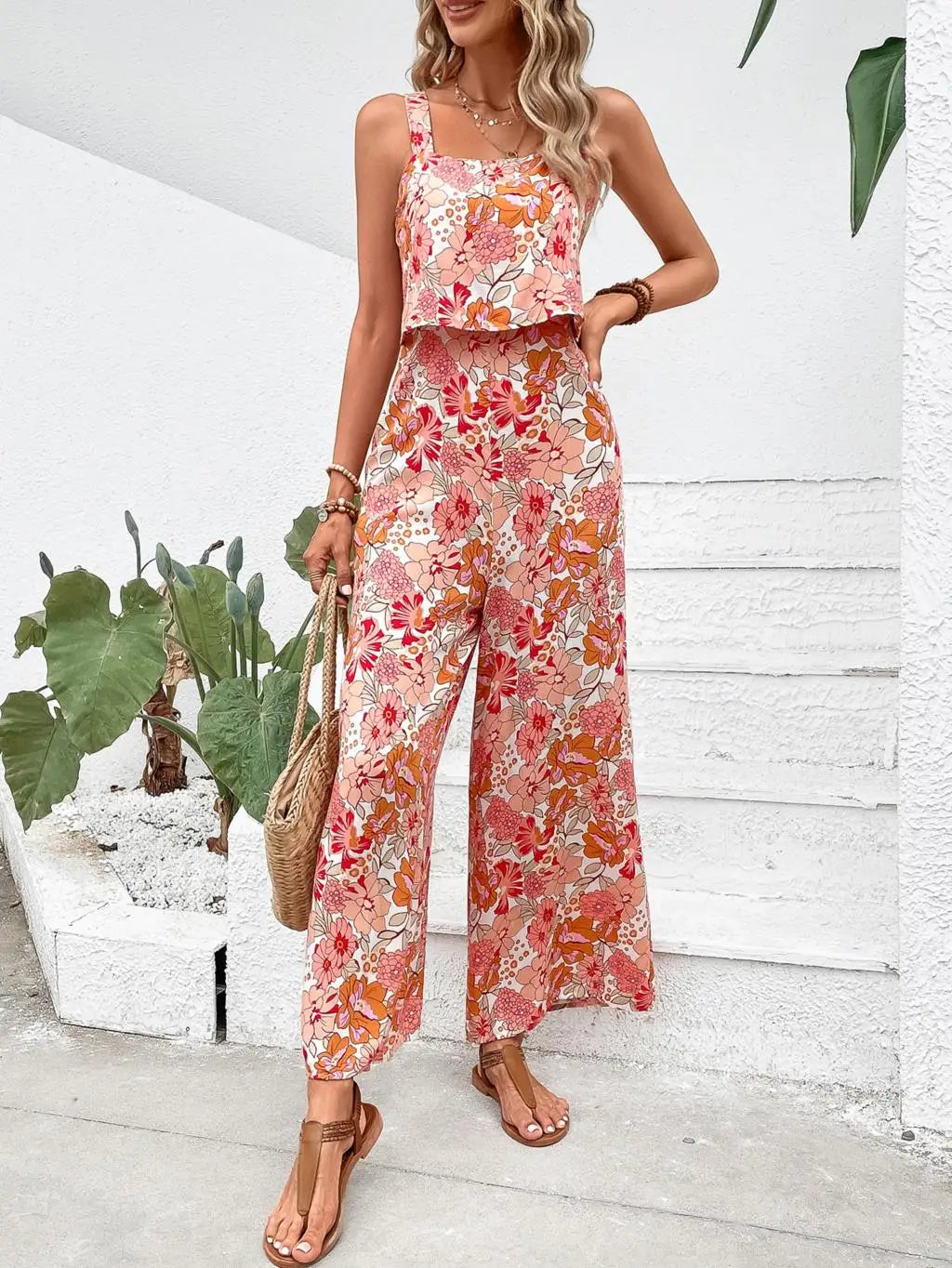 Wide Leg Zomer Jumpsuit - By La Bella Vie
