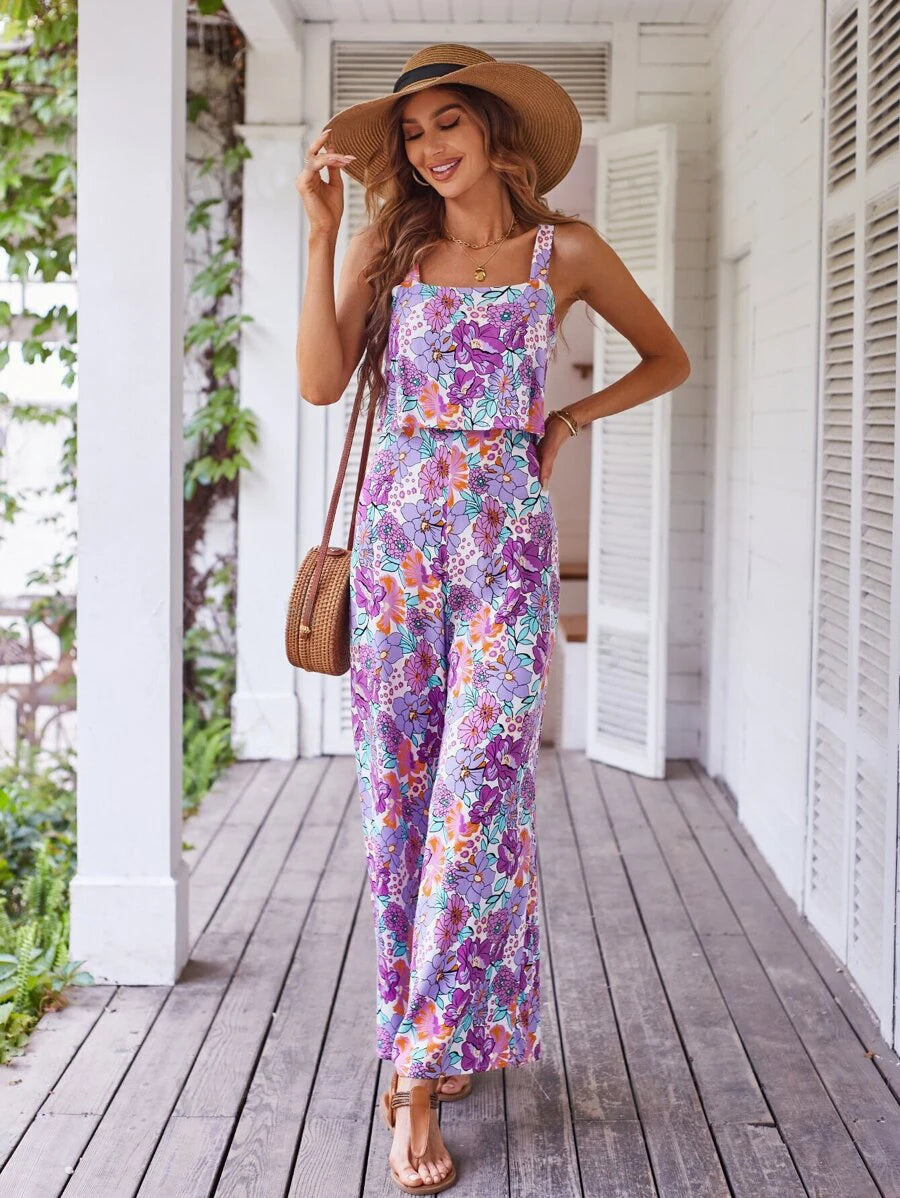 Wide Leg Zomer Jumpsuit - By La Bella Vie