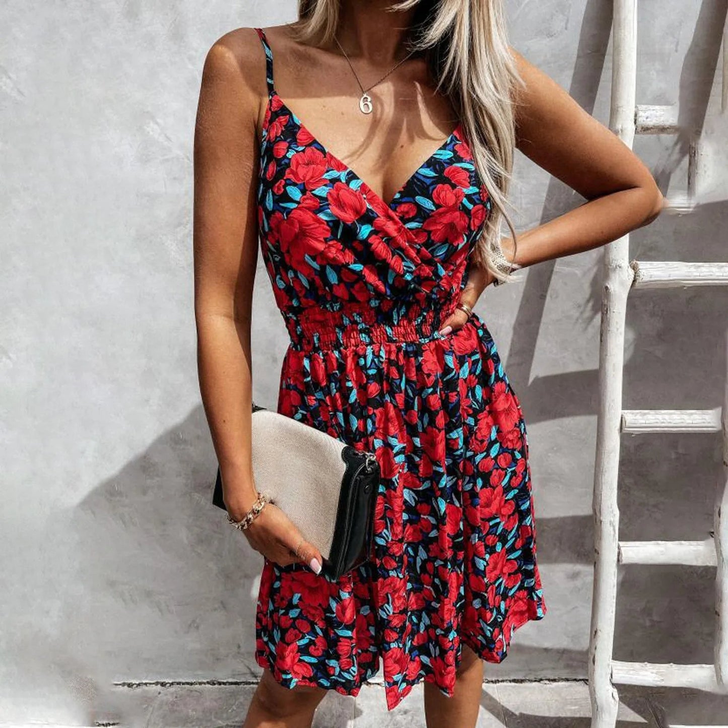 Blossom Bloom Wrap Mini Dress