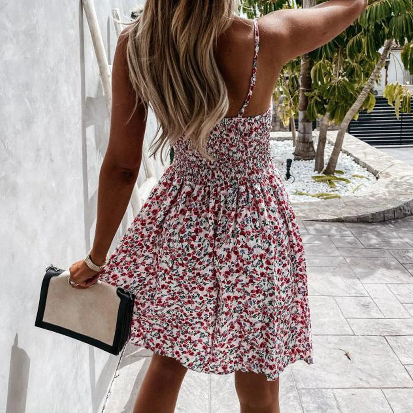 Blossom Bloom Wrap Mini Dress