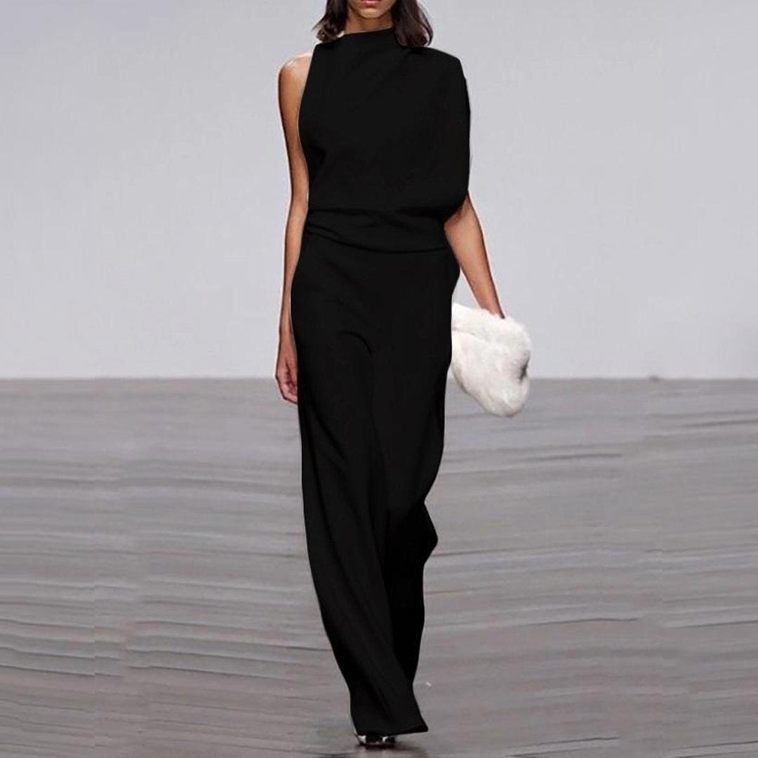 Kyra - elegante asymmetrische jumpsuit - By La Bella Vie