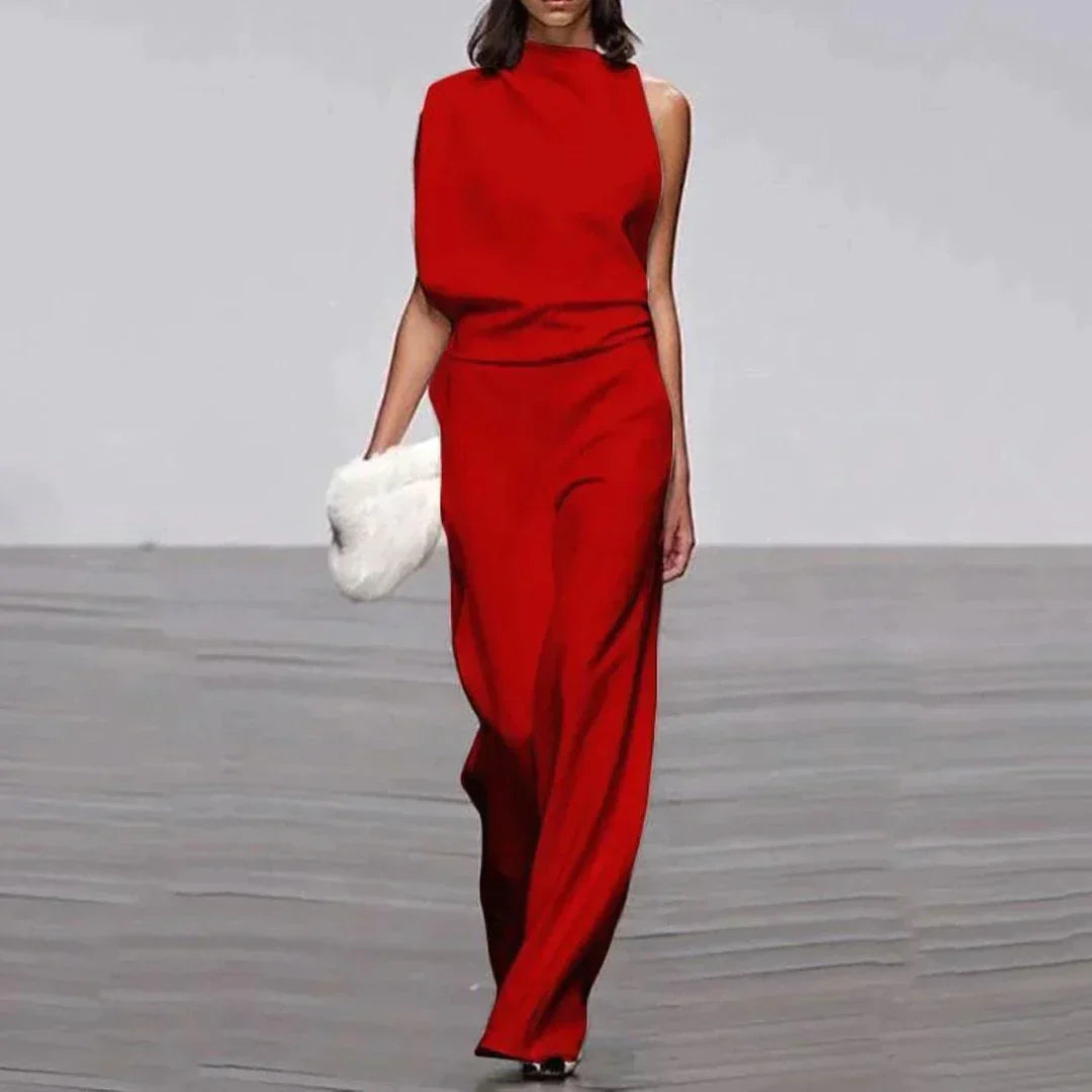Kyra - elegante asymmetrische jumpsuit - By La Bella Vie