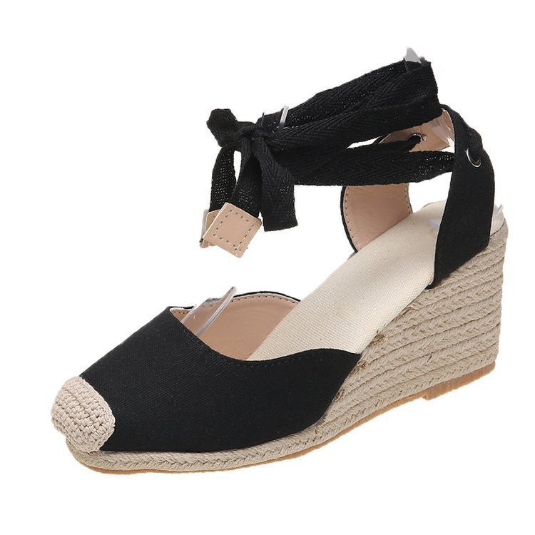 Orthopedische sandalen met sleehakband - By La Bella Vie