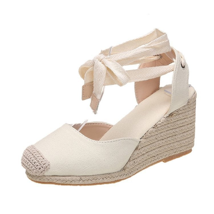 Orthopedische sandalen met sleehakband - By La Bella Vie