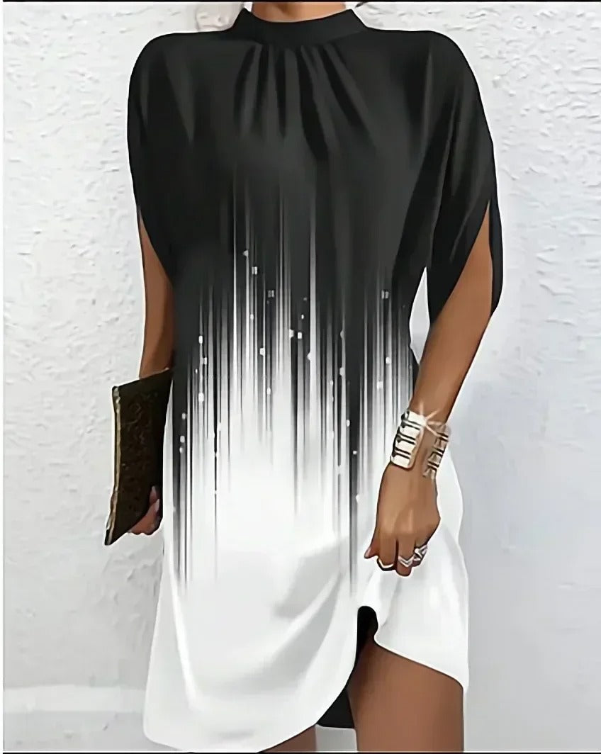Liana - elegante jurk met vleermuismouwen