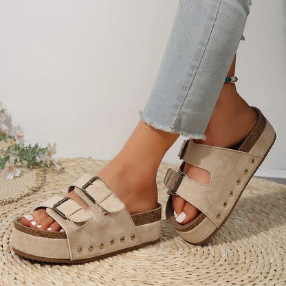 Antislip orthopedische sandalen met plateau - By La Bella Vie