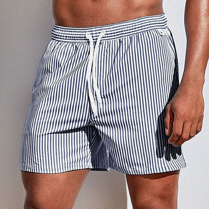 AeroStripe Swim – Gestreepte Heren Zwemshorts, Sneldrogend & Comfortabel (Ook in Grote Maten)