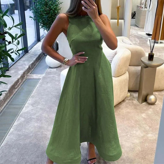 Livia – Chique Linnen Jurk Dames