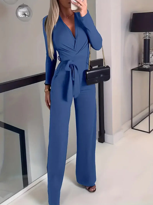 Elegante Getailleerde Jumpsuit - By La Bella Vie