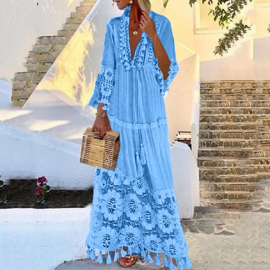 Valeria - kanten zomer maxi jurk