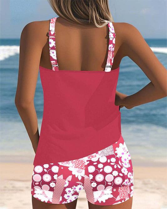 Leonie™ – Comfortabele & Stijlvolle Tweedelige Bloemenbikini