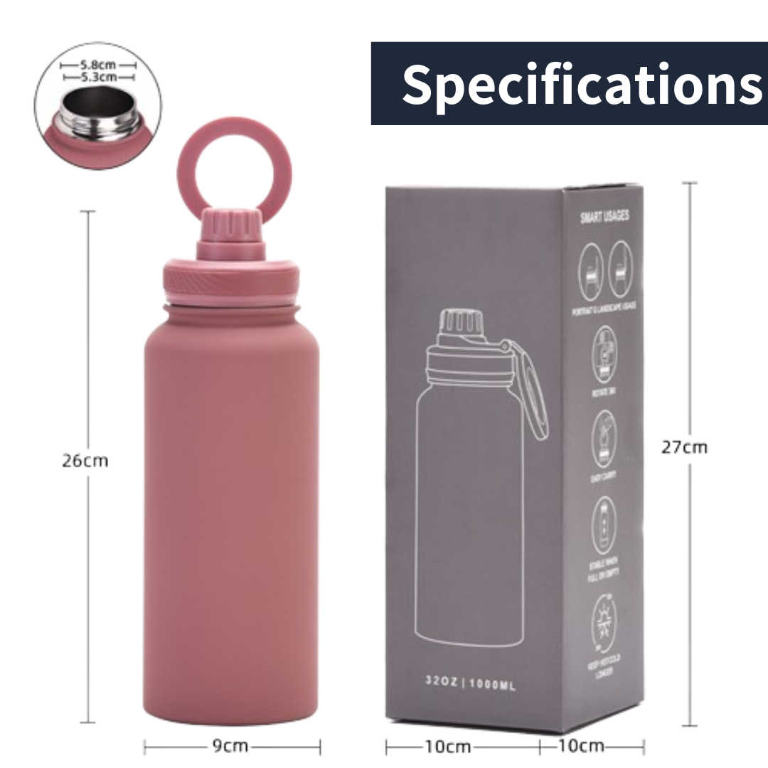 Premium 3-in-1 Drinkfles voor Sport & Content - By La Bella Vie