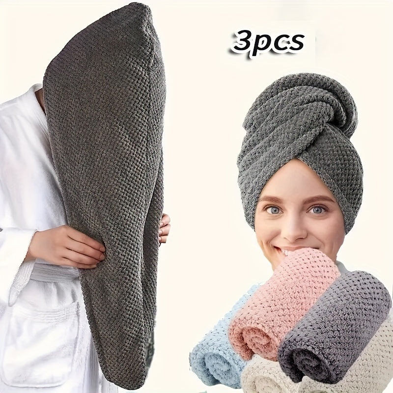 SoftGlow Hair Towel - By La bella Vie