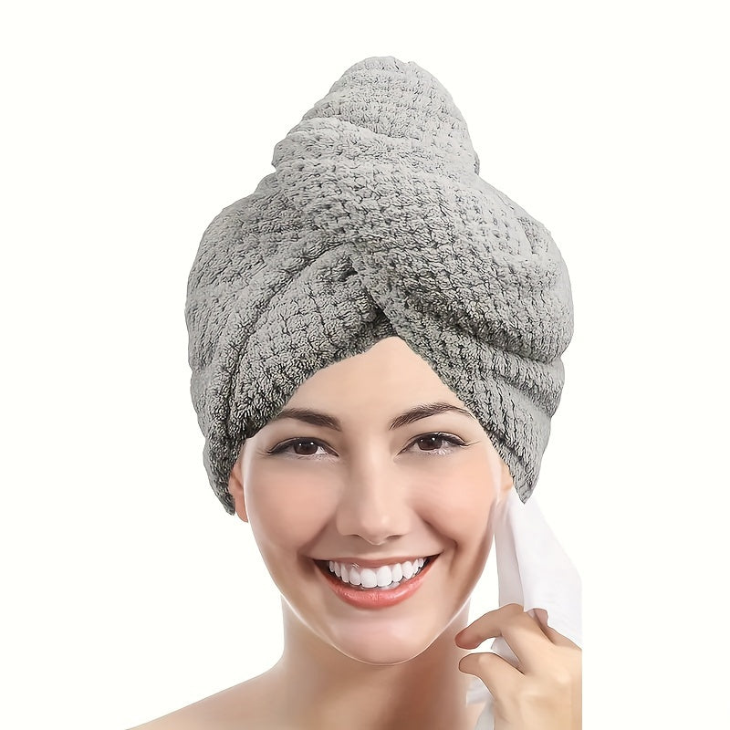 SoftGlow Hair Towel - By La bella Vie