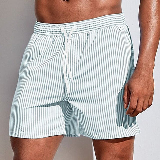 AeroStripe Swim – Gestreepte Heren Zwemshorts, Sneldrogend & Comfortabel (Ook in Grote Maten)