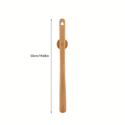 Stijlvolle Eiken Schoenlepel – 50cm met Magneetbasis