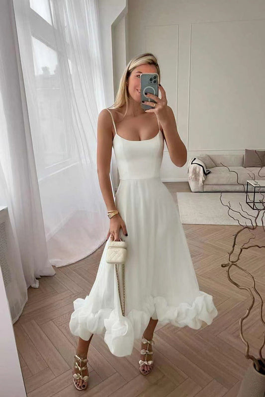 Lexi - elegante midi feestjurk