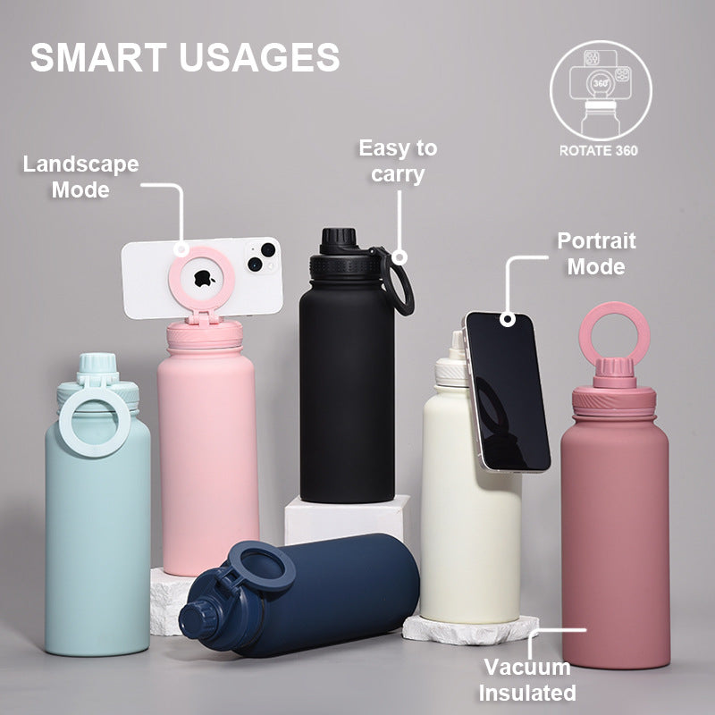 Premium 3-in-1 Drinkfles voor Sport & Content - By La Bella Vie