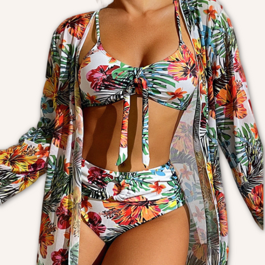 Glenda | Bikini met bloemenrokje