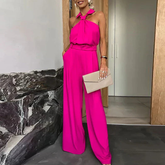 Lauryn - Stijlvolle Mouwloze Jumpsuit met Zakken - By La Bella Vie
