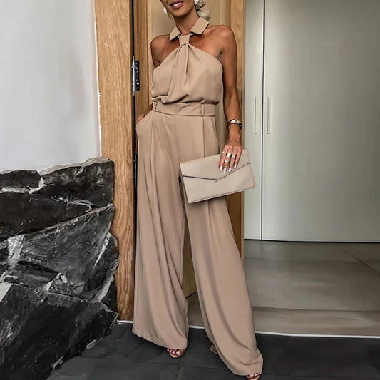 Lauryn - Stijlvolle Mouwloze Jumpsuit met Zakken - By La Bella Vie