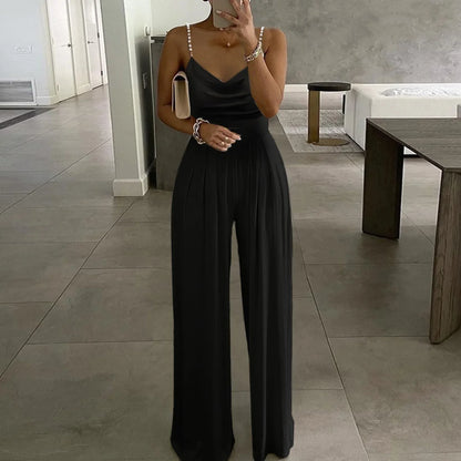 Lucy - elegante parel sling jumpsuit - By La Bella Vie