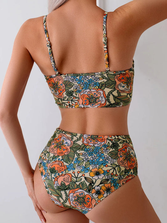 Floriya™ – Retro Bikini Set