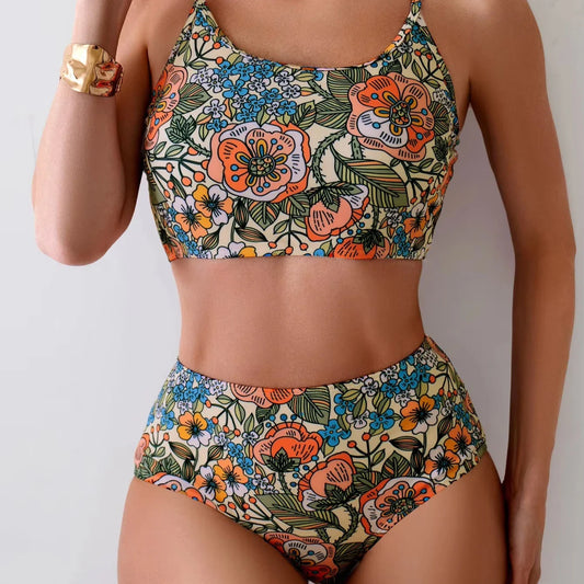 Floriya™ – Retro Bikini Set