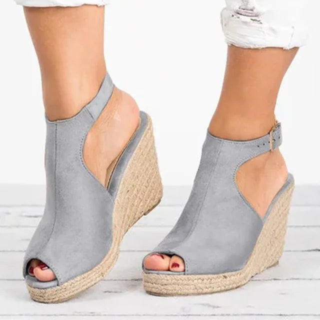 Orthopedische Sleehak Espadrilles - By La Bella Vie