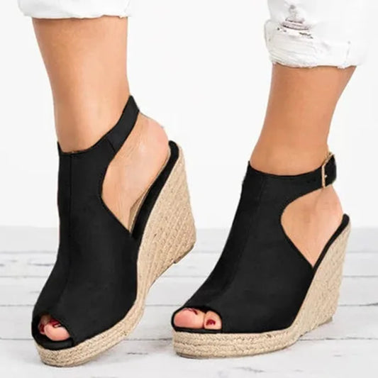 Orthopedische Sleehak Espadrilles - By La Bella Vie