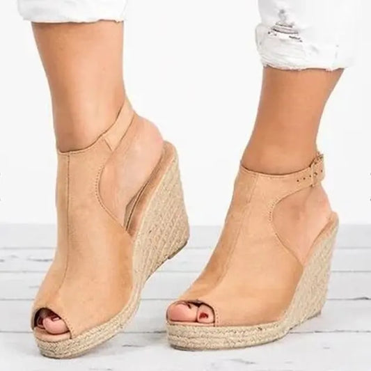 Orthopedische Sleehak Espadrilles - By La Bella Vie