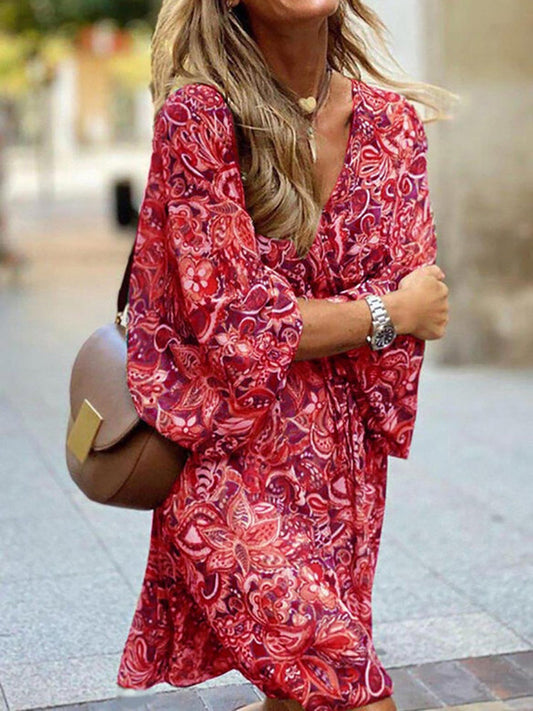 Vivienne - stijlvolle boho mini jurk