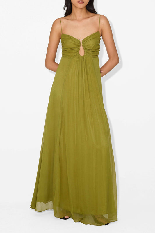 Eden Cut-out maxi jurk met elegante flair - By La Bella Vie