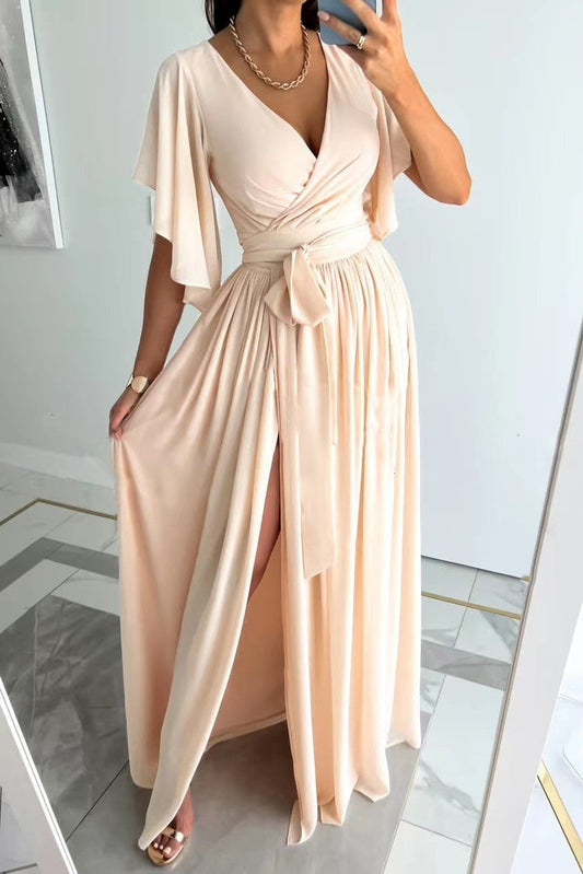 Winona - elegante maxi wikkel maxi jurk