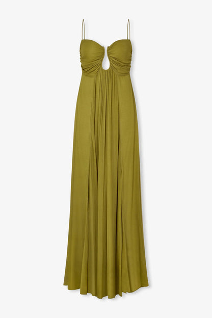 Eden Cut-out maxi jurk met elegante flair - By La Bella Vie