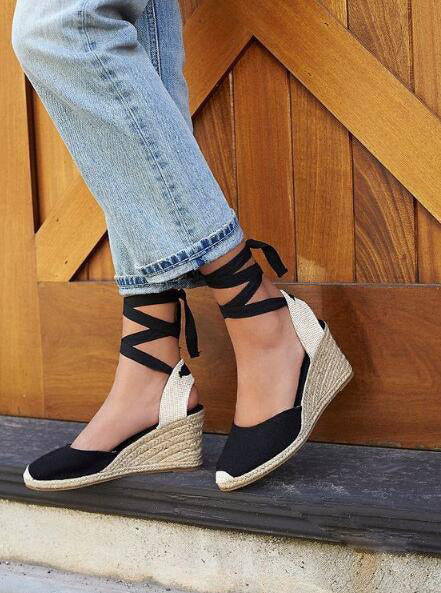 Orthopedische sandalen met sleehakband - By La Bella Vie